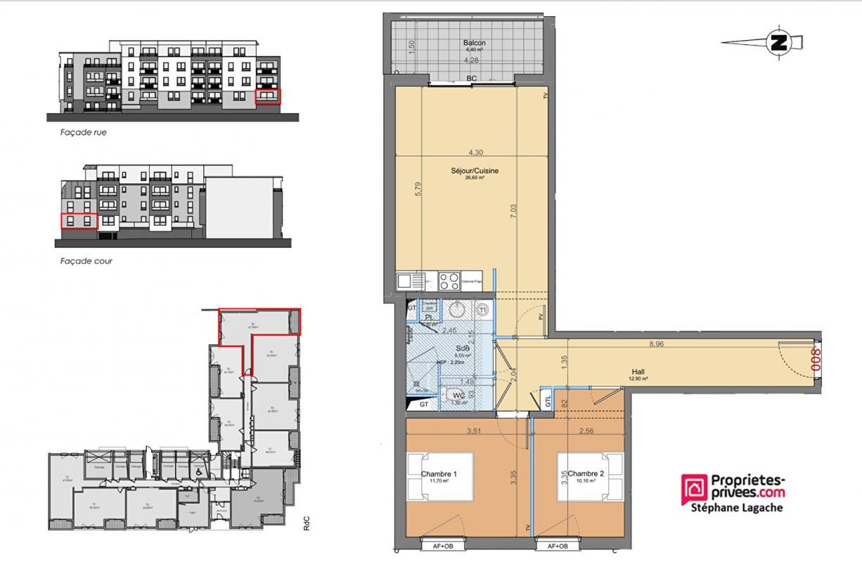 BERCK Appartement Berck 3 pièce(s) 67.9 m2 avec terrasse et garage 4