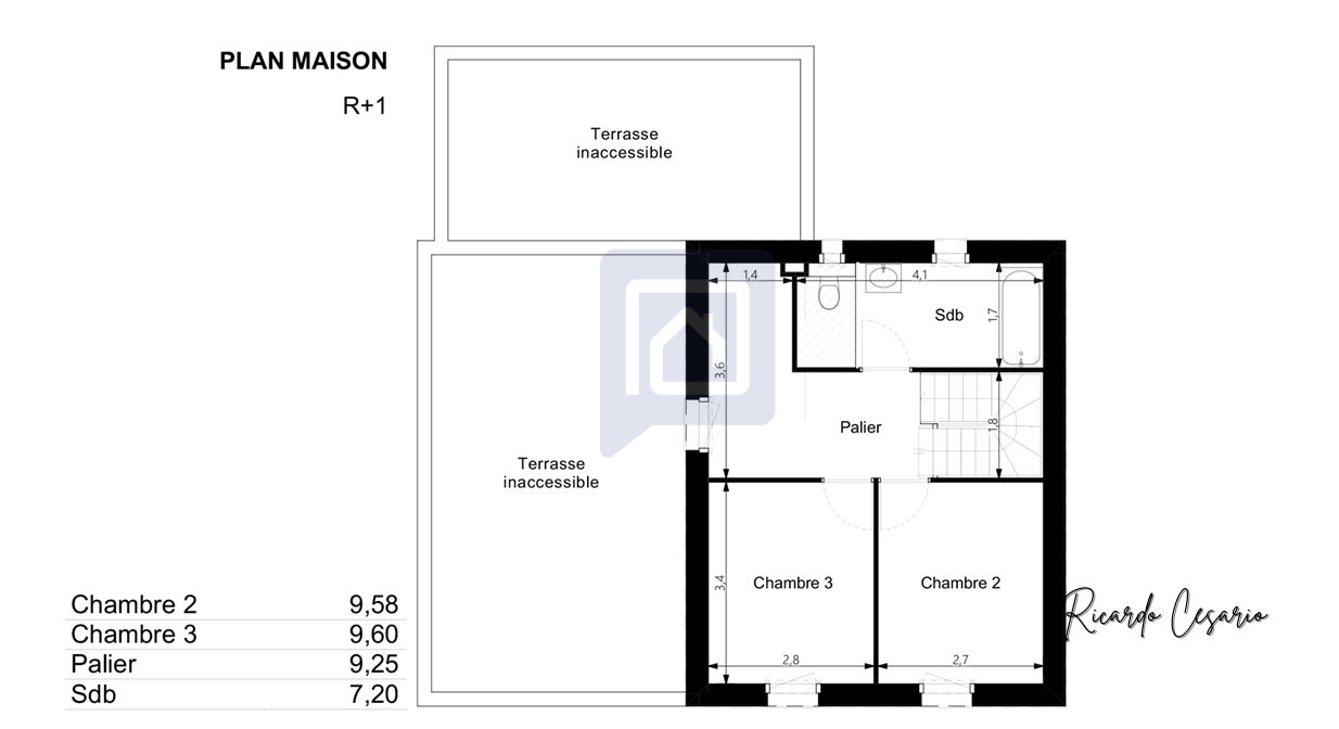 CONCARNEAU Concarneau Maison indépendante de 4 pièces 103.71 m2 4
