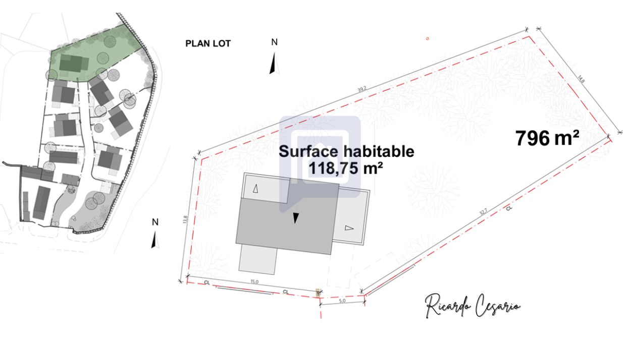 Maison indépendante à Concarneau 5 pièces 118.75 m2