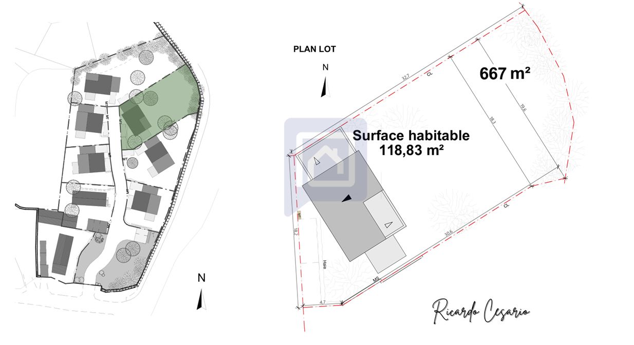 CONCARNEAU Maison Concarneau 5 pièces 118.83 m2 sur un terrain de 667 m2 2