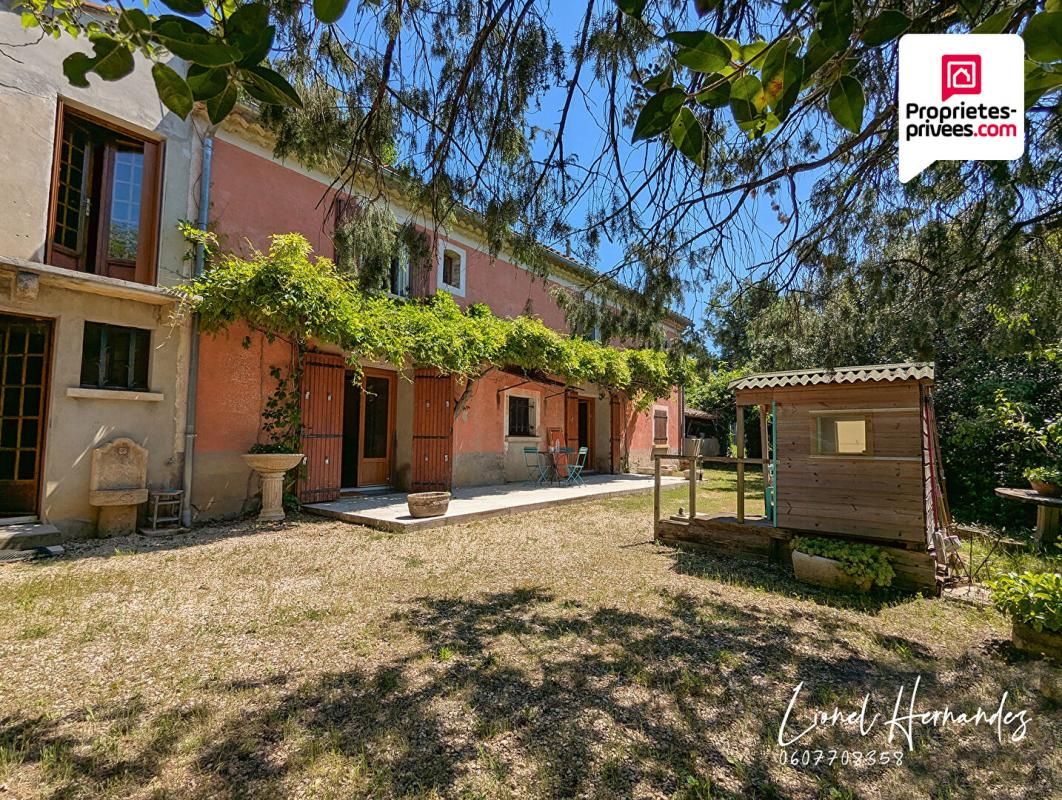 SAINT-JUST-ET-VACQUIERES Mas en pierre de 140m² habitables et son terrain situé à Saint Just Et Vacquieres 1