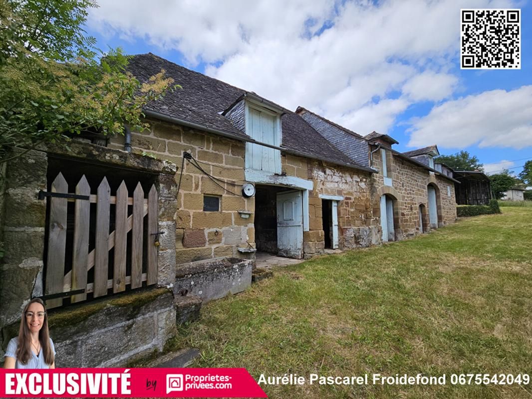 BRIVE-LA-GAILLARDE EXCLUSIVITE : Corps de Ferme à 5 min de Brive-la-Gaillarde sur TERRAIN de 8000m² avec PUITS et RUISSEAU 3