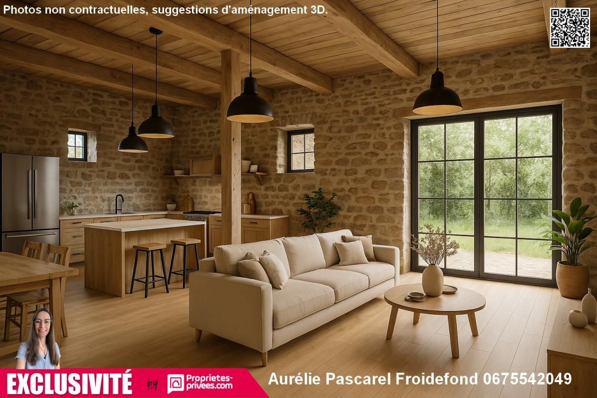 BRIVE-LA-GAILLARDE EXCLUSIVITE : Corps de Ferme à 5 min de Brive-la-Gaillarde sur TERRAIN de 8000m² avec PUITS et RUISSEAU 4