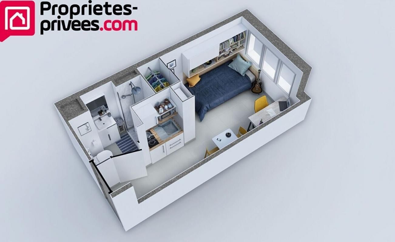AUZEVILLE-TOLOSANE STUDIO dans Résidence étudiante Auzeville-Tolosane 3