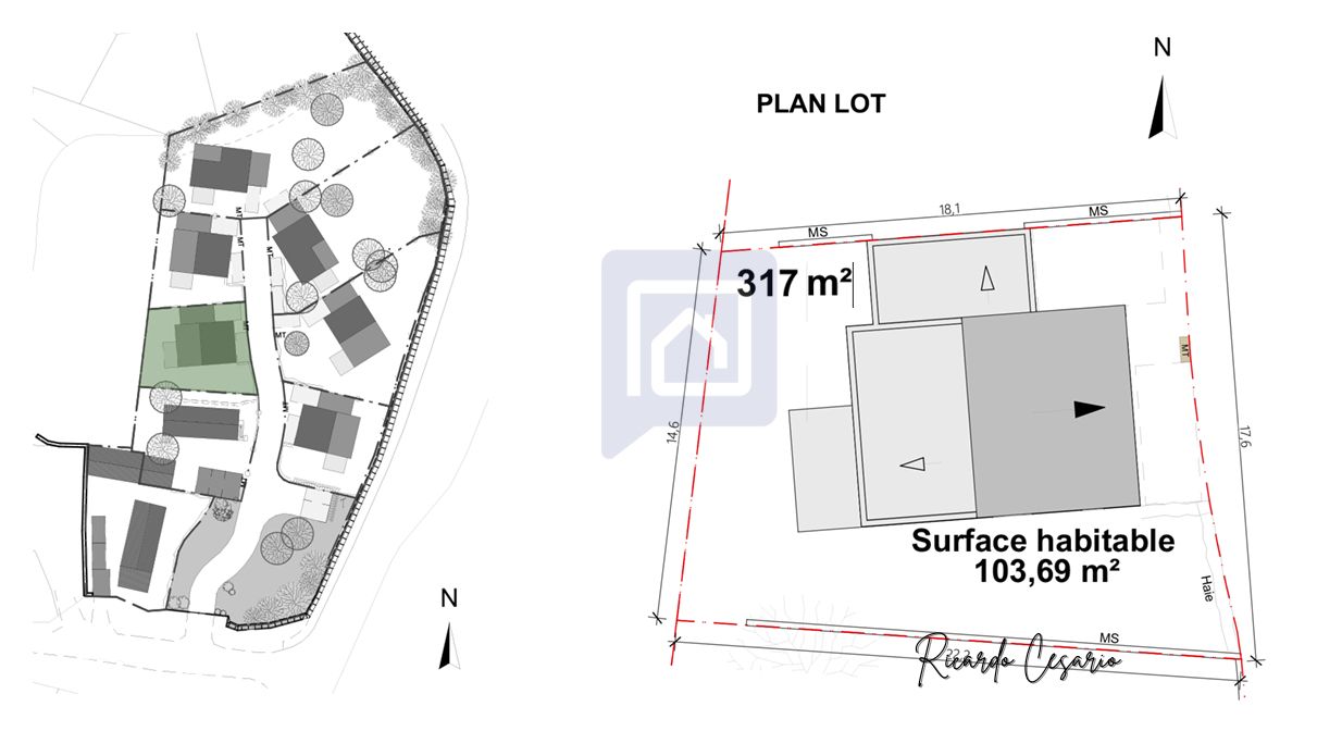 CONCARNEAU Maison Concarneau 4 pièces 103.69 m2 sur un terrain de 317 m2 2