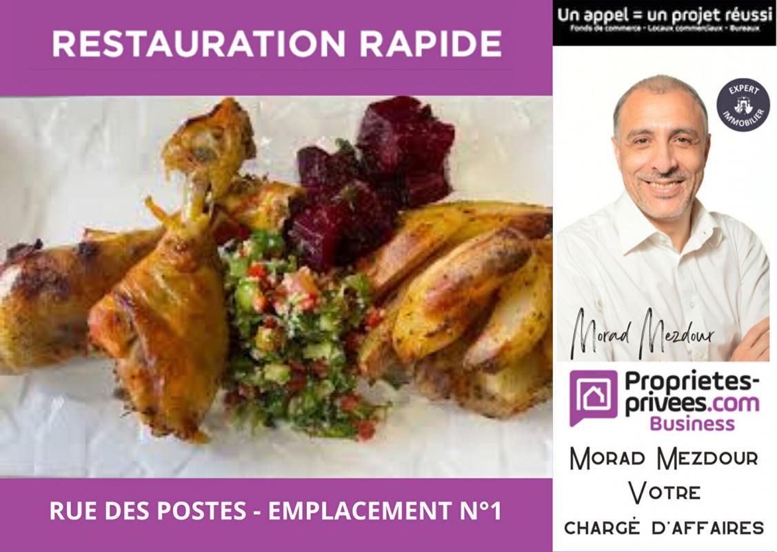 LILLE RUE DES POSTES - EMPLACEMENT N°1 - RESTAURANT RAPIDE