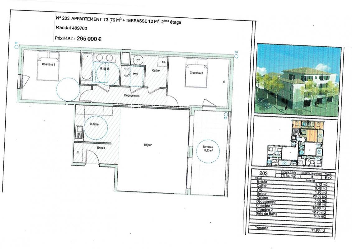 DRAGUIGNAN 83300 DRAGUIGNAN Appartement T3 pièce(s) 76 m2 1