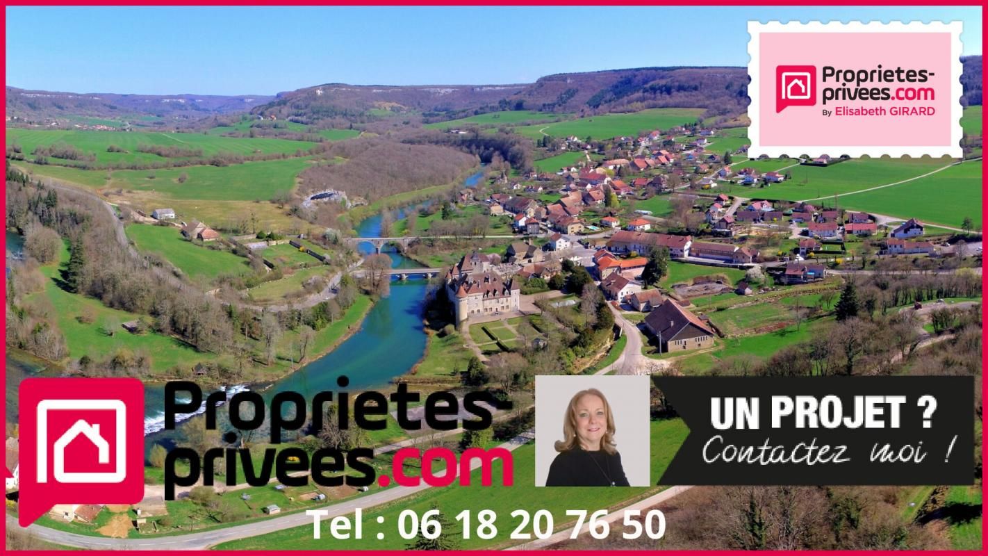 CLERON Vallée de la Loue-Cléron- Terrain plat constructible et viabilisé de 12 ares environ 1
