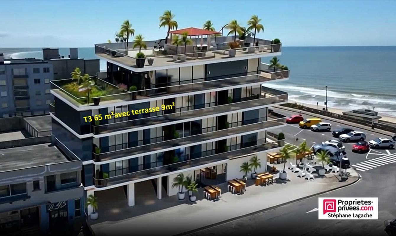 STELLA Appartement Stella 65.5 m2 avec terrasse vue mer 9m² 2