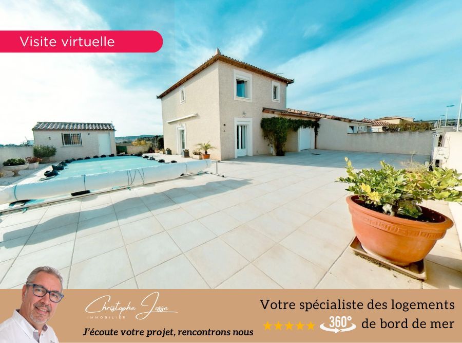 PORT-LA-NOUVELLE Maison avec piscine et garage sur 372m2 1