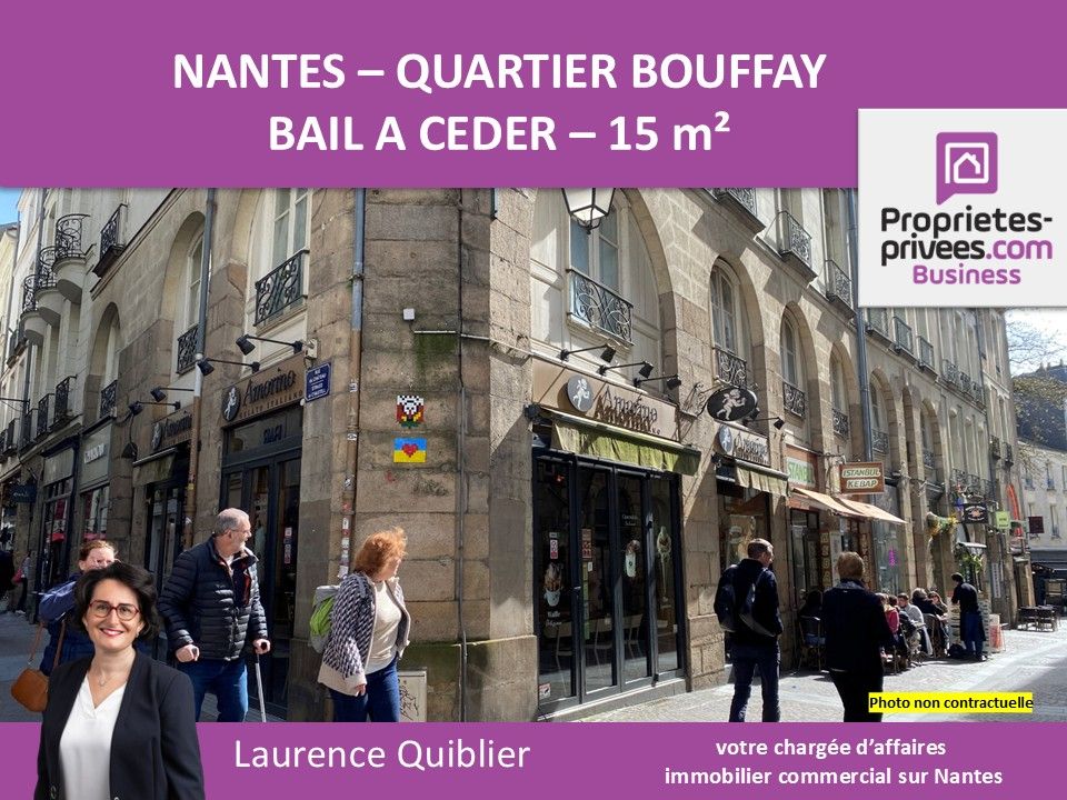 NANTES 44000 NANTES - BAIL A CEDER QUARTIER BOUFFAY 15 m2 1