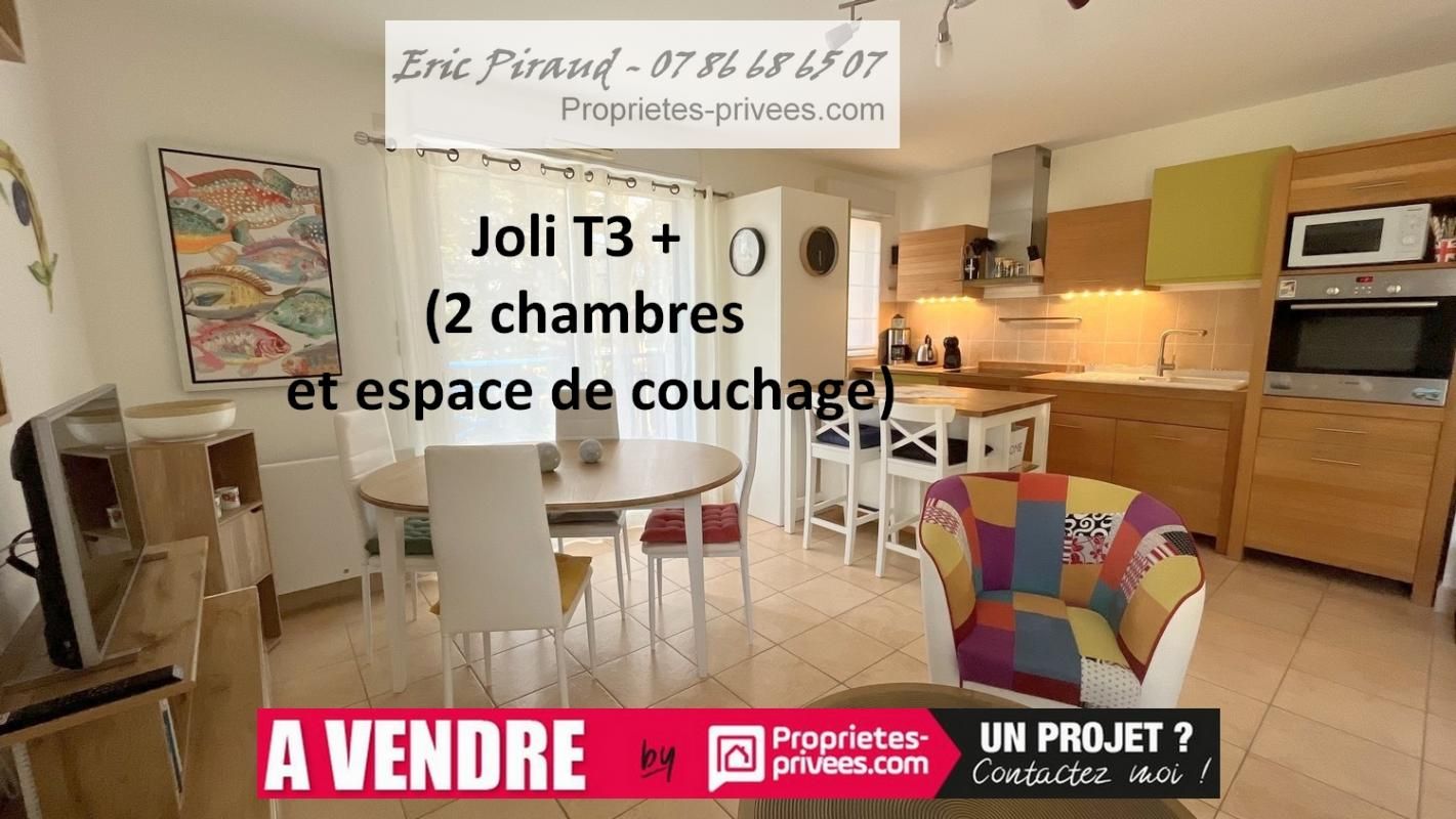 LE CROISIC, Appartement T3 +, d'envion 69 m² utiles