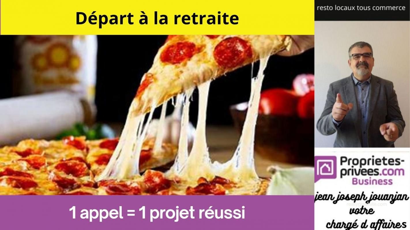 Pizza emporter départ à la retraite