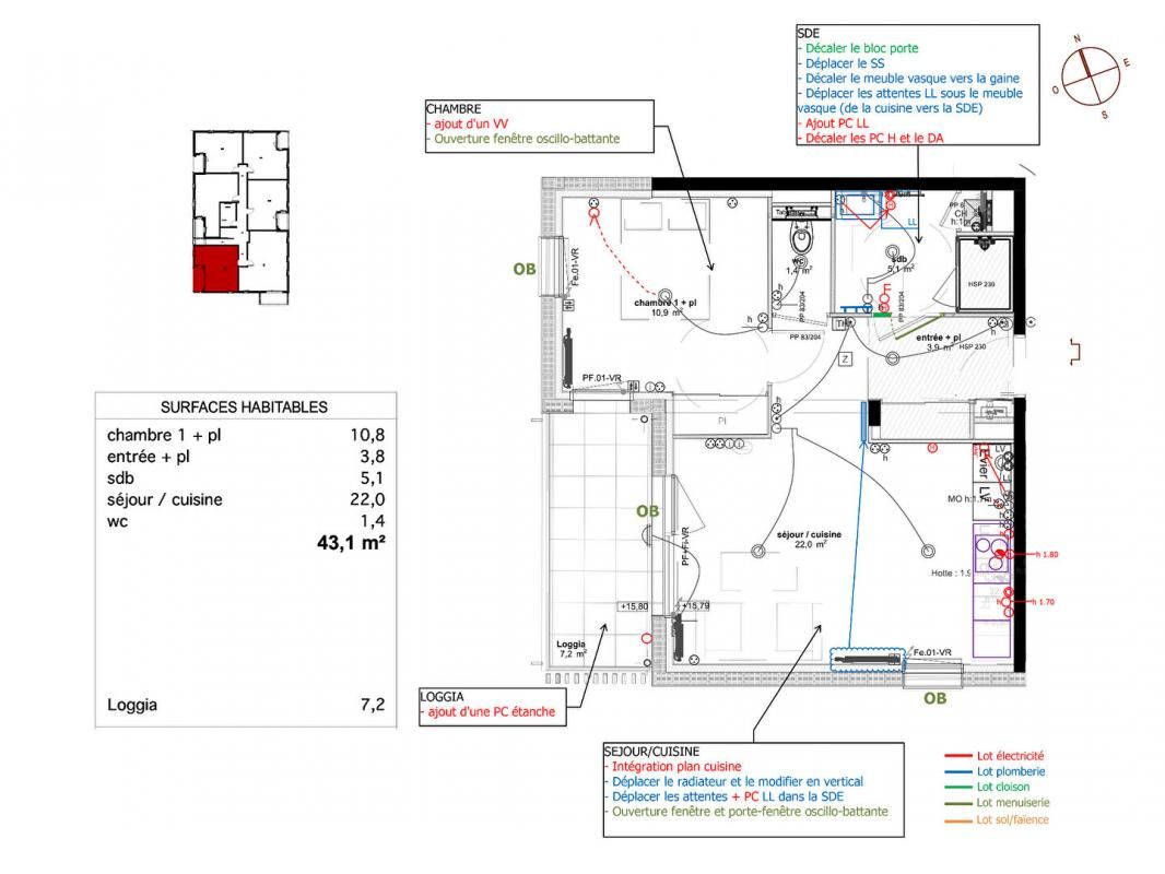 QUIBERON Appartement Quiberon 2 pièce(s) 43 m2 de 2025 Proche Grande Plage 3