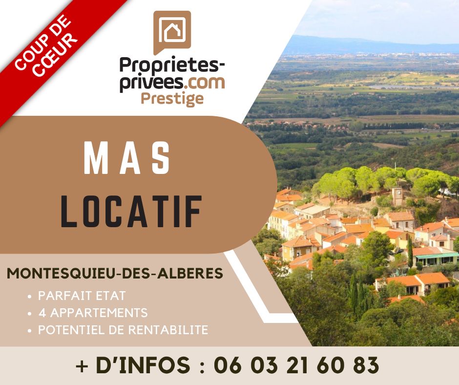 Mas rénové avec 4 lots - Rentabilité, cachet, emplacement stratégique à 15 min d'Argelès