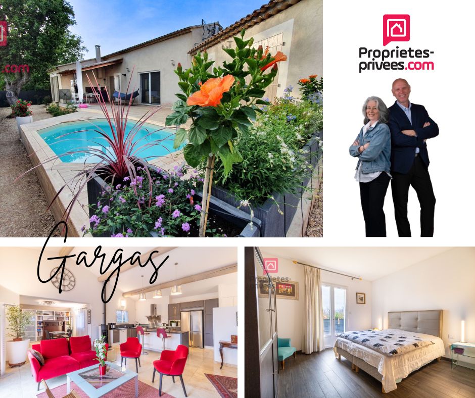 Exclusivité VILLA Gargas 5 pièce(s) 128 m2 habitables sur 643 m2 de terrain avec piscine