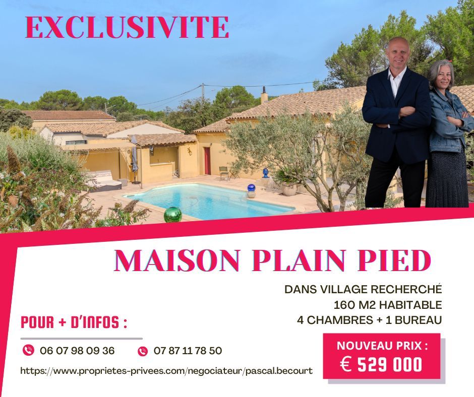 SAINT-DIDIER HAUT POTENTIEL - Maison St Didier 84210 8 pièce(s) 160 m2 avec piscine 2