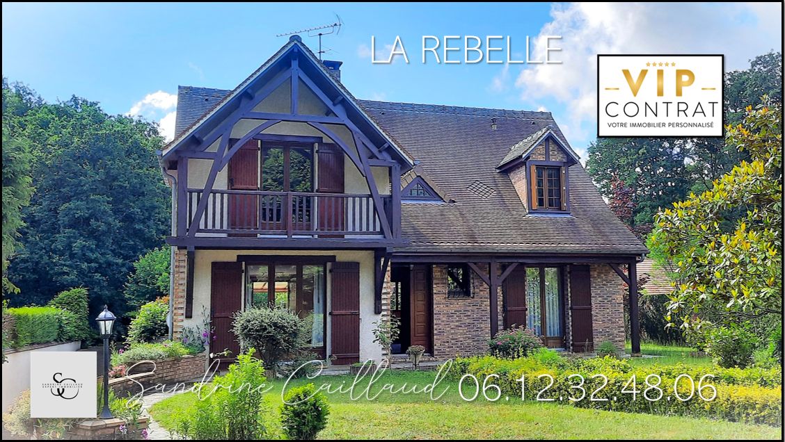 GAMBAIS EN EXCLUSIVITÉ VIP - GAMBAIS (78950) - Maison familiale traditionnelle -  4 chambres - véranda -  bureau - sous-sol total - garage double - terrain 2141m² - 520000 Euros HAI 1