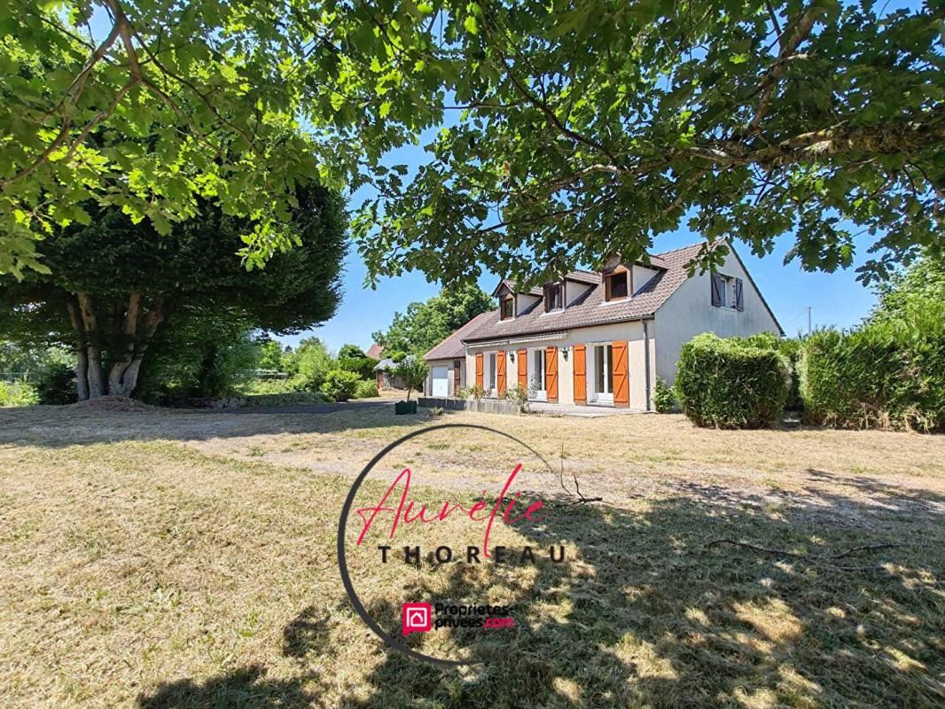 Maison sur terrain clos et arboré, 4 chambres
