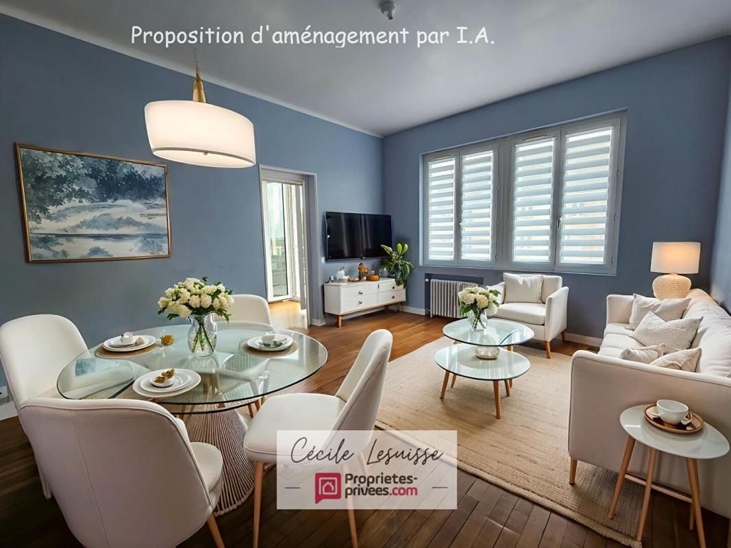 NOTRE-DAME-DE-GRAVENCHON Appartement lumineux 4 pièces 1