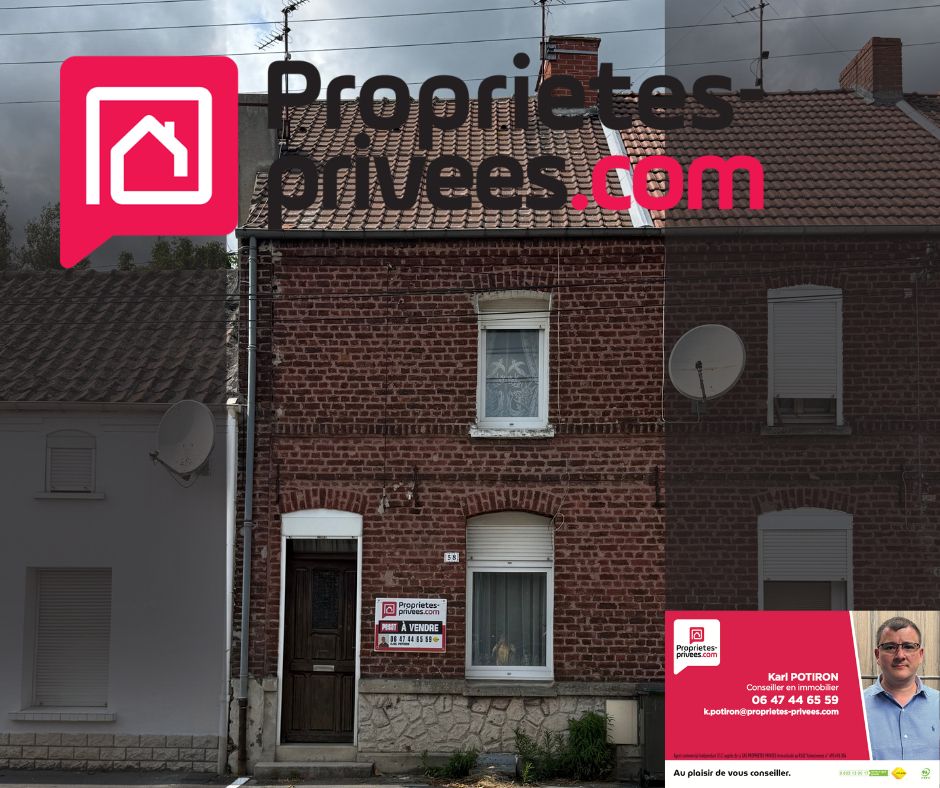 Maison à petit prix avec jardin, 2 grandes chambres, 5 pièce(s) 75 m2