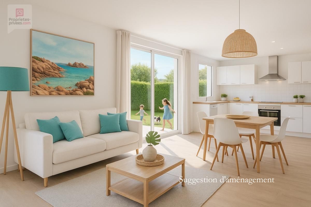 Vente appartement T3, 73 m², jardin, Perros-Guirec (22700)