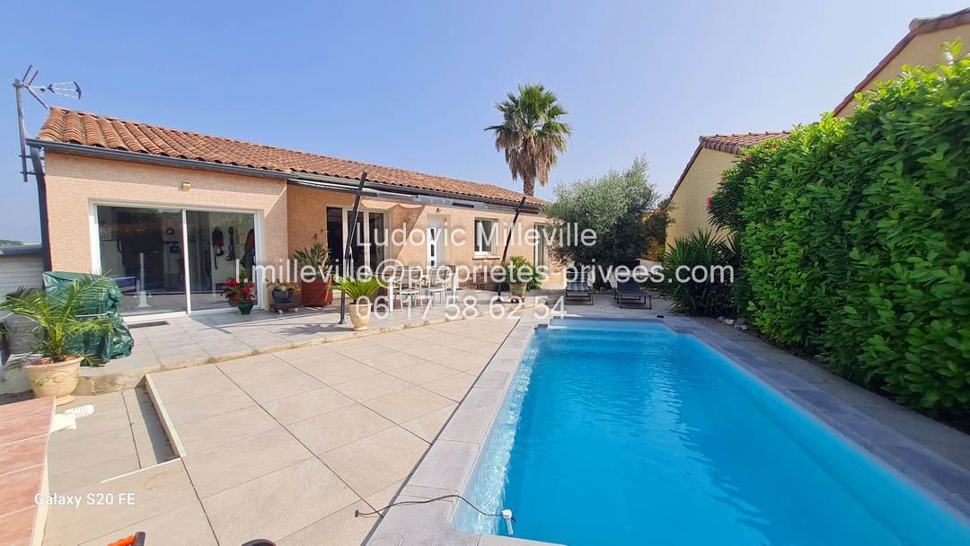 MAGALAS jolie villa de type 6 de 123m² avec piscine et vue dégagée sur 600m² de terrain 2