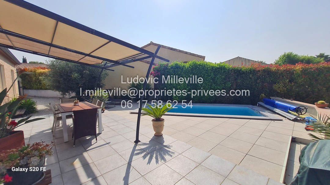 MAGALAS jolie villa de type 6 de 123m² avec piscine et vue dégagée sur 600m² de terrain 3