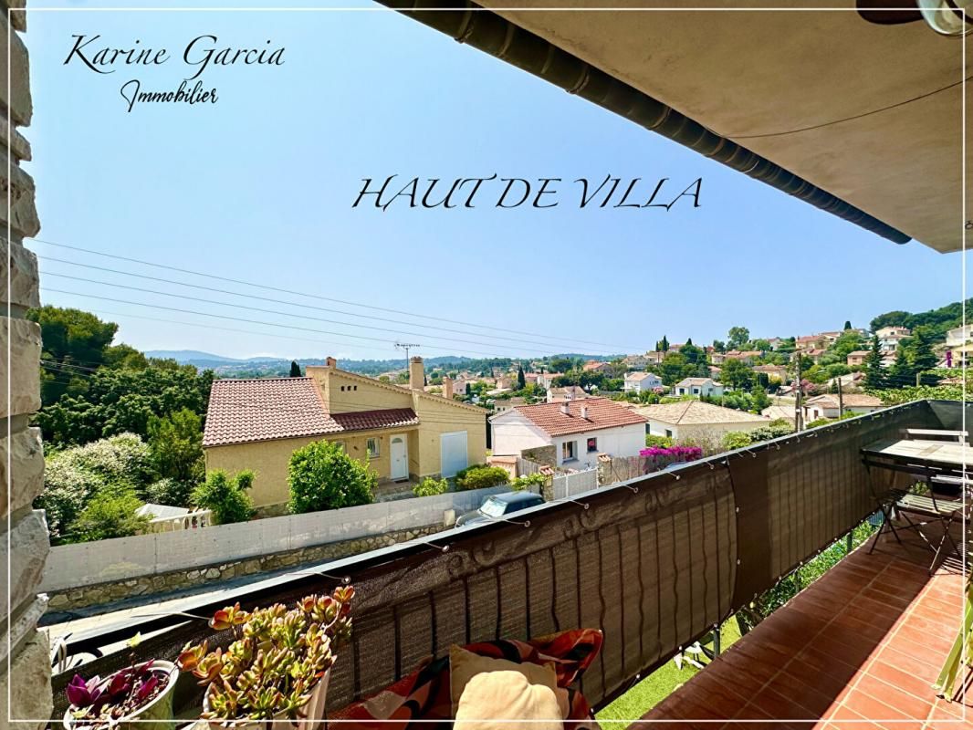 Appartement La Garde 5 pièce(s) 84 m2 - Haut de villa - terrain 233 M² - garage