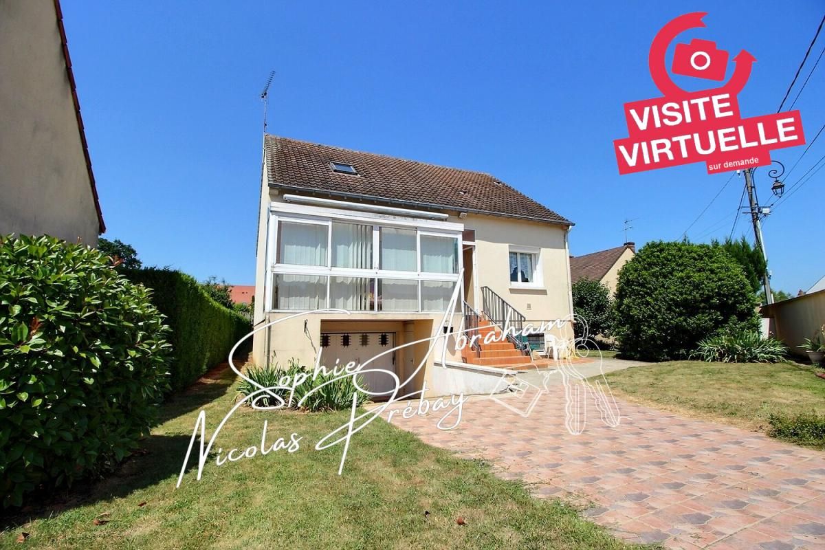 Maison sur sous-sol total avec jardin