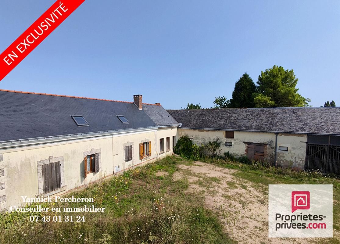 BAUGÉ-EN-ANJOU Rare : 5 hectares attenants avec maison et hangars ? proche La Flèche 1