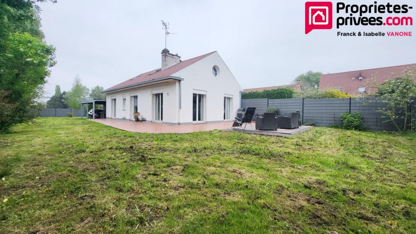 Maison Individuelle - 3 chambres - jardin - garage - sous sol - 82 m² habitables