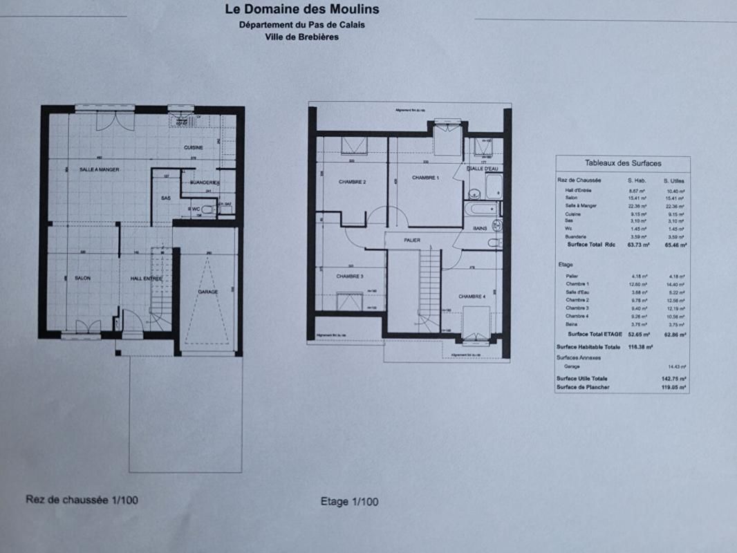 BREBIERES Maison Brebieres 5 pièce(s) 117 m2 4