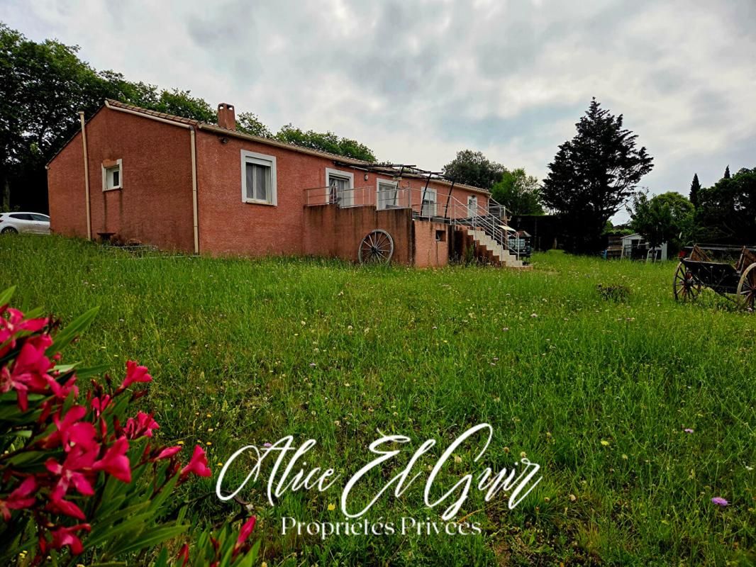 CARCASSONNE Maison proche Castelnaudary et Bram - 151 m² sur 4764 m² - 4 chambres, garage 2