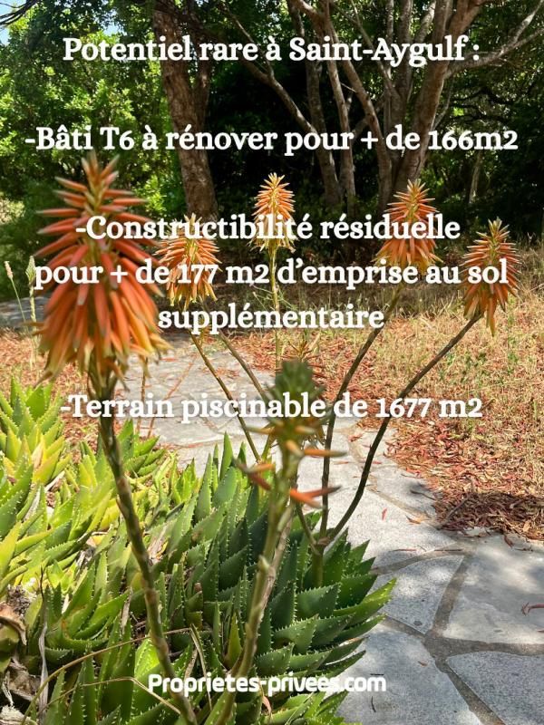 Villa Fréjus-St Aygulf, 6 pièces, 167 m2, 1700m2 de terrain