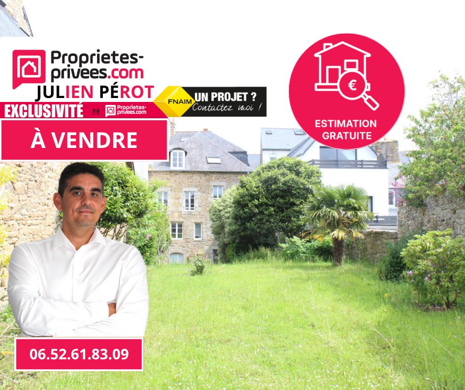 Exclusivité !! Côtes d'Armor 22200 Guingamp. Hyper centre. Appartement Duplex 3 chambres, jardin privatif , garage, dépendances, terrasse