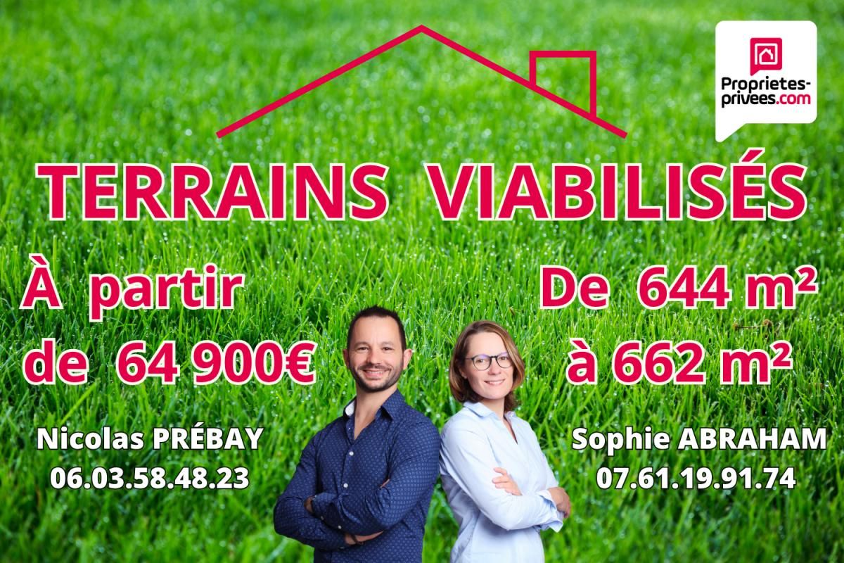 TERRAINS CONSTRUCTIBLES VIABILISÉS À TOURY