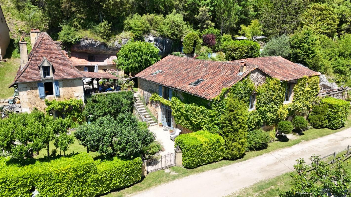 LES EYZIES-DE-TAYAC-SIREUIL Joli ensemble en pierre avec gîte et piscine 1