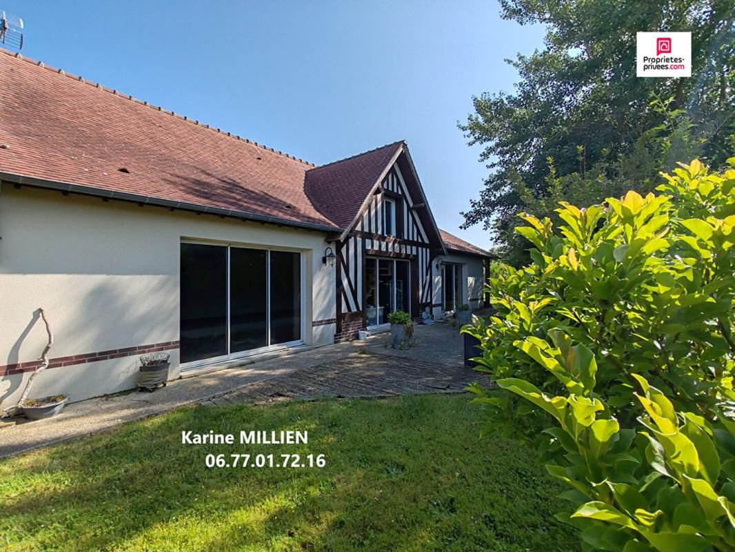 CHAVIGNY-BAILLEUL CHAVIGNY BAILLEUL 27220 Maison individuelle avec piscine intérieur - 1 étage - 6 chambres - Dépendances - Garage - Terrain - 488 000 HAI 2