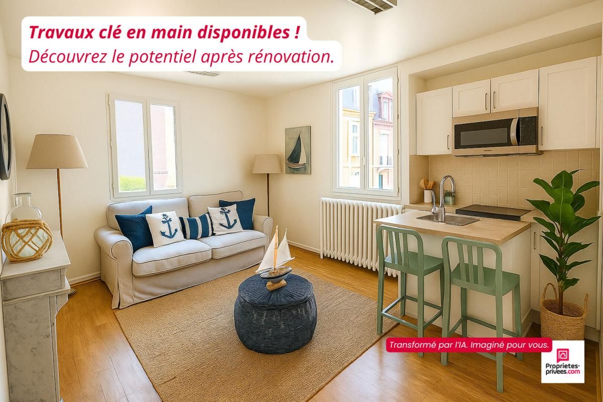 Appartement à rénover - 37 m² - Dieppe, Rue de la République