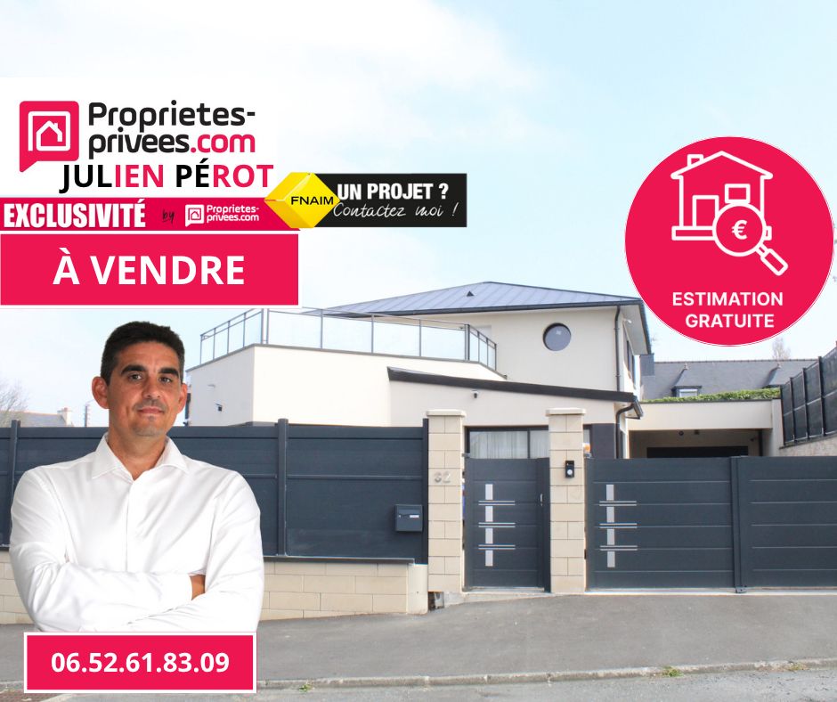 Exclusivité !! Côtes d'Armor 22440 Ploufragan. Villa d'exception, 5 chambres dont 1 suite parentale au Rdc. Terrasse surélevée, Garage