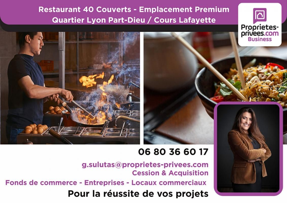 LYON-3E-ARRONDISSEMENT Lyon Part-Dieu / Cours Lafayette - Restaurant 40 places assises - Emplacement premium 1