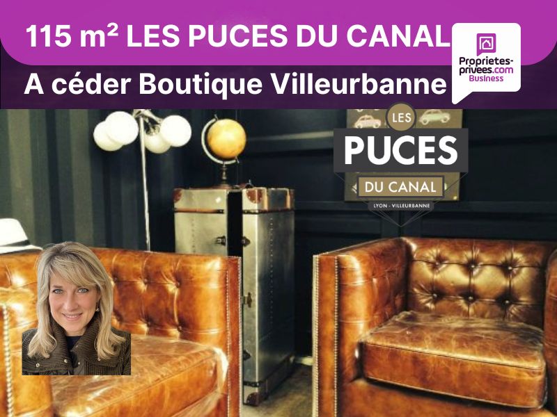 VILLEURBANNE BOUTIQUE 115 m² - LES PUCES DU CANAL- VILLEURBANNE 1