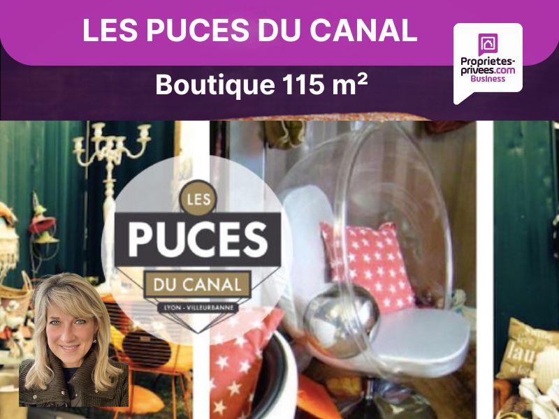 VILLEURBANNE BOUTIQUE 115 m² - LES PUCES DU CANAL- VILLEURBANNE 4