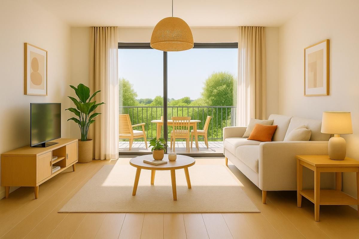 Vente T4 lumineux avec double terrasse , Lannion centre (22300 )