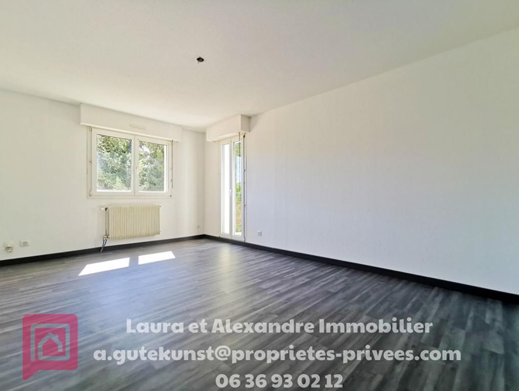 HOCHFELDEN Location appartement F3 de 64,50 m² + balcon + garage 2