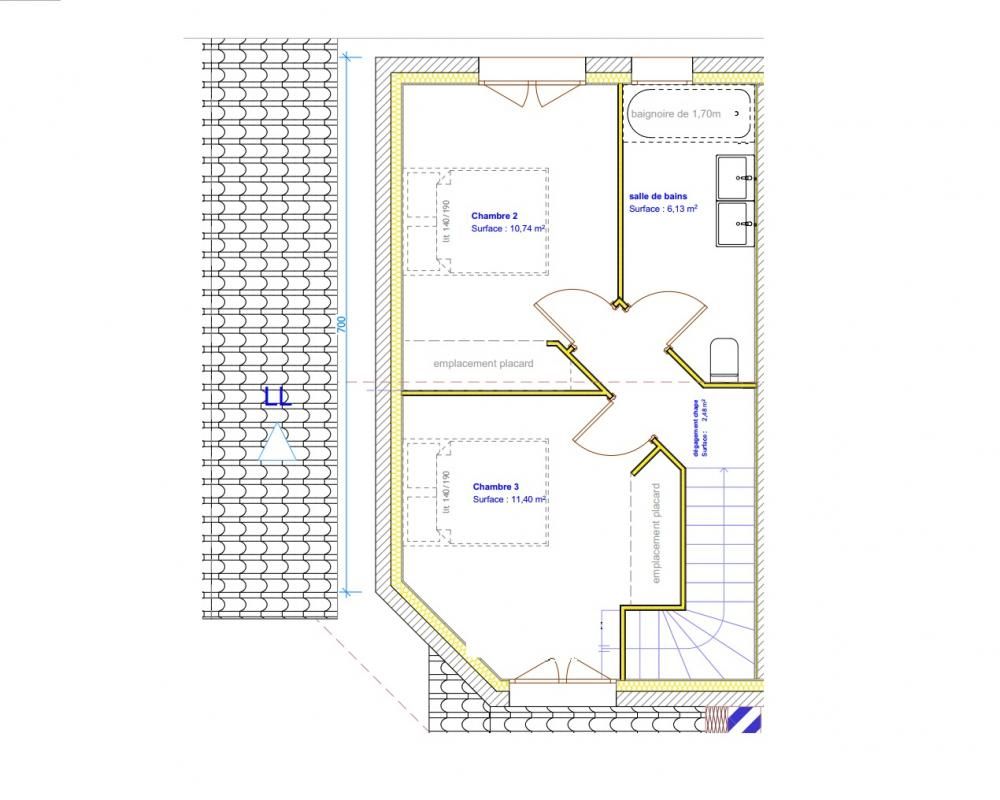 THONON-LES-BAINS A 10 mn de THONON Villa T4 81 m² jardin 697 m² calme et vue dégagée montagne ( 74200) 4