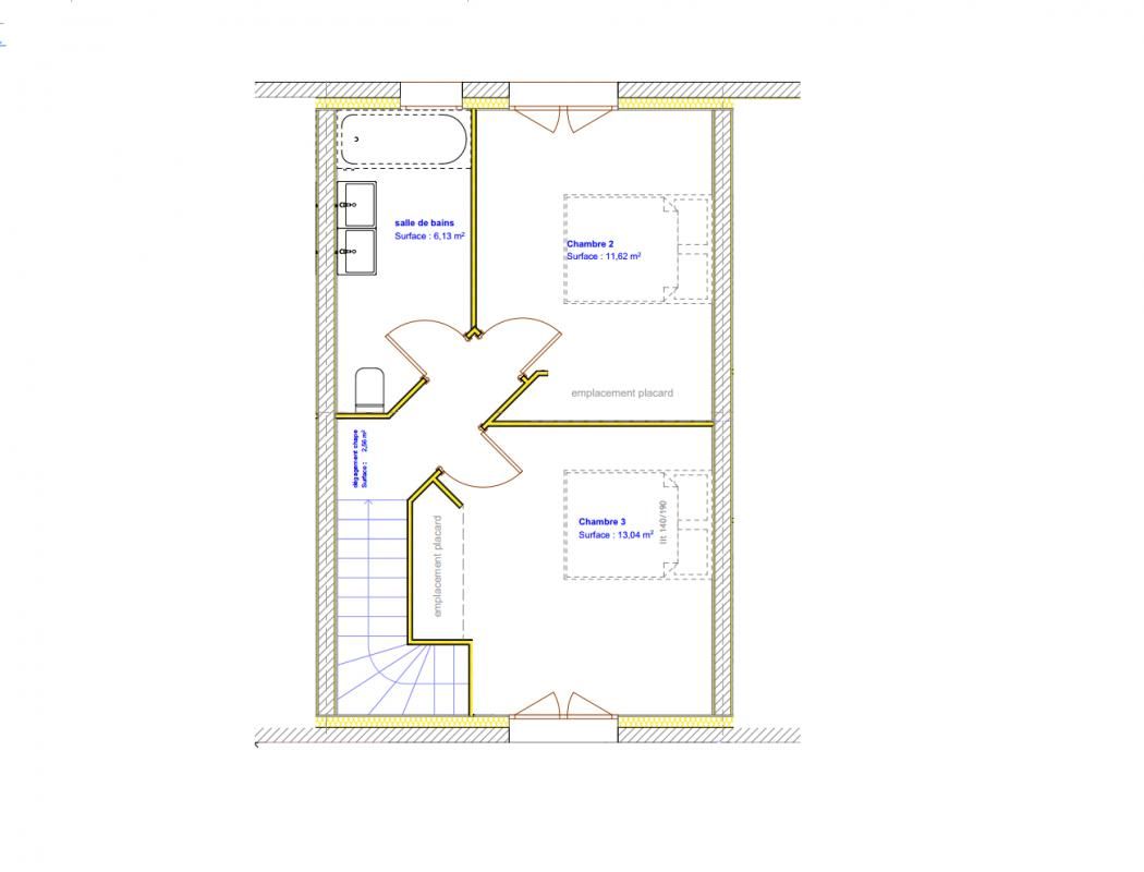 THONON-LES-BAINS A 10 mn de THONON Villa T4 85 m² jardin 167 m² Calme et vue dégagée montagne ( 74200) 3
