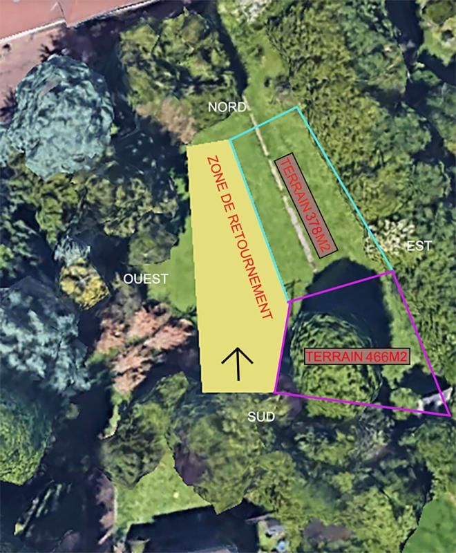 FOURQUEUX Terrain plat à bâtir viabilisé de 378m2 à Saint Germain en Laye/Fourqueux 2