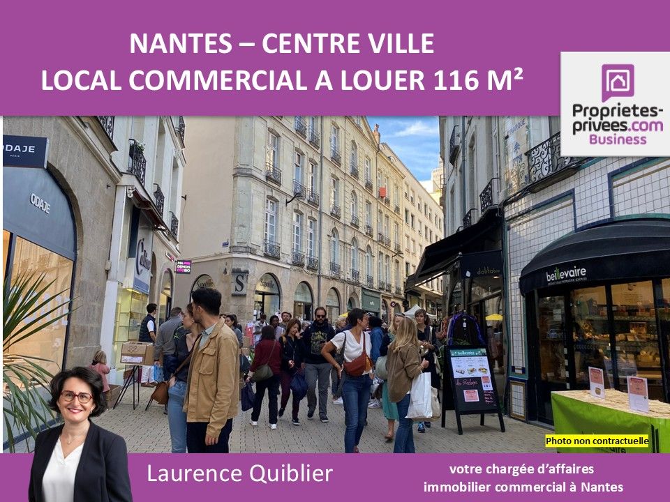 NANTES 44000 NANTES - LOCAL COMMERCIAL A LOUER 116 m² - CENTRE-VILLE 1
